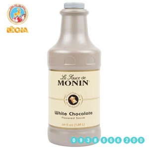 Sốt Monin Socola Trắng Chai 1,89L