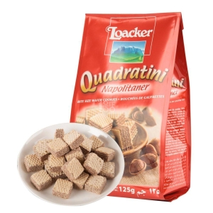 Bánh Xốp Quadratini Napolitaner Loacker 125g